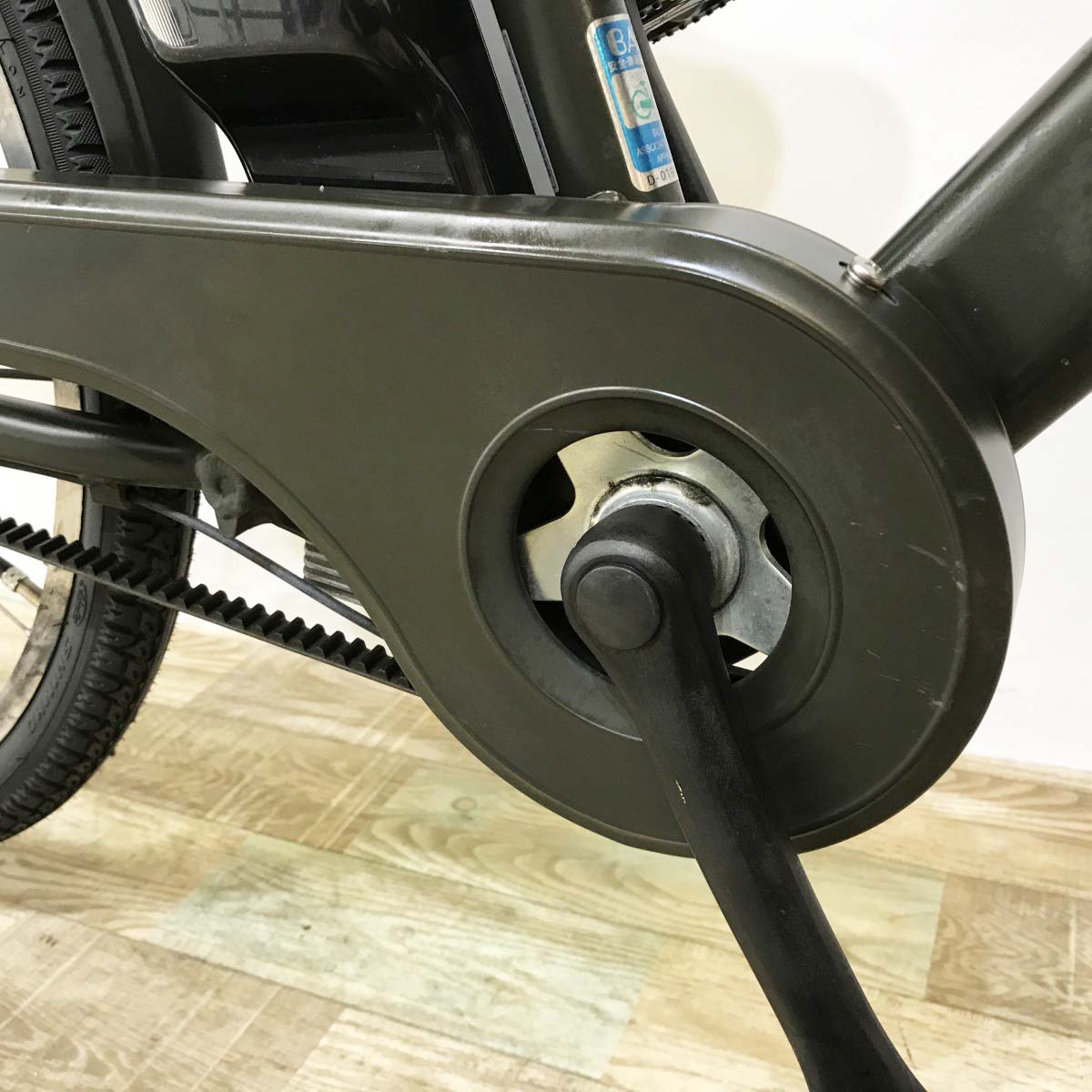中古電動自転車 ブリヂストン ステップクルーズ カーキ 26インチ KJ019