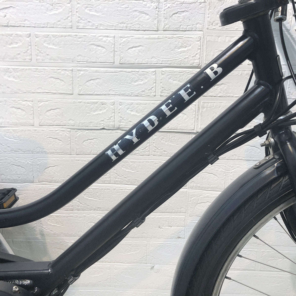 中古電動自転車 新品バッテリー ブリヂストン HYDEE B ハイディ ビー ネイビー 26インチ YF077 