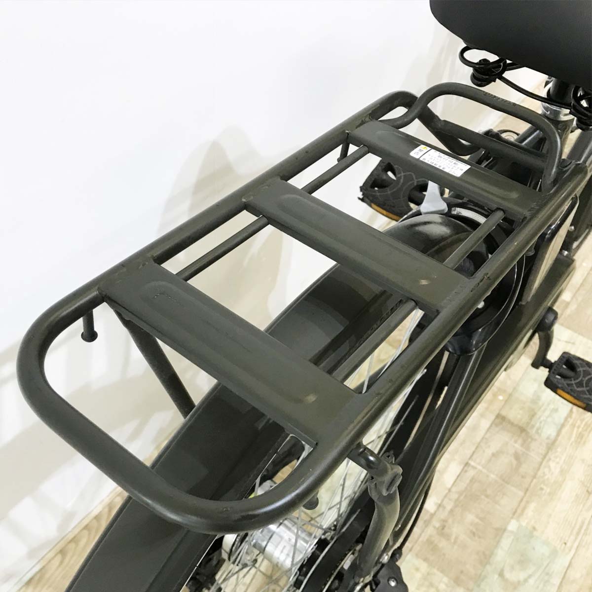 中古電動自転車 ブリヂストン ステップクルーズ カーキ 26インチ KJ019