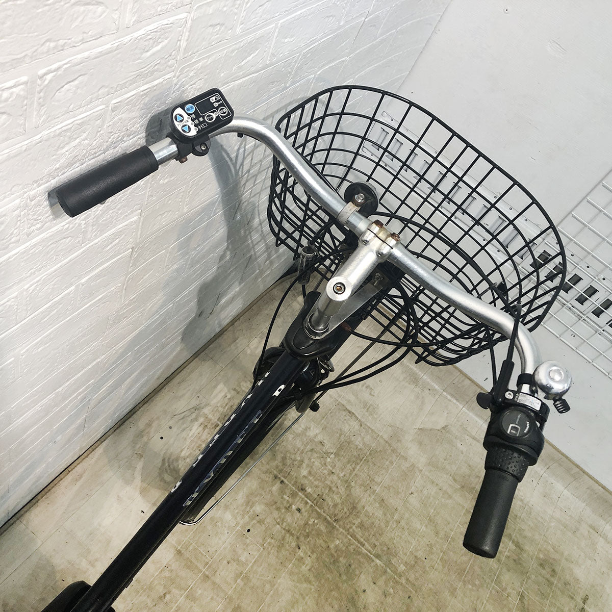 中古電動自転車 新品バッテリー ブリヂストン HYDEE B ハイディ ビー ネイビー 26インチ YF077 