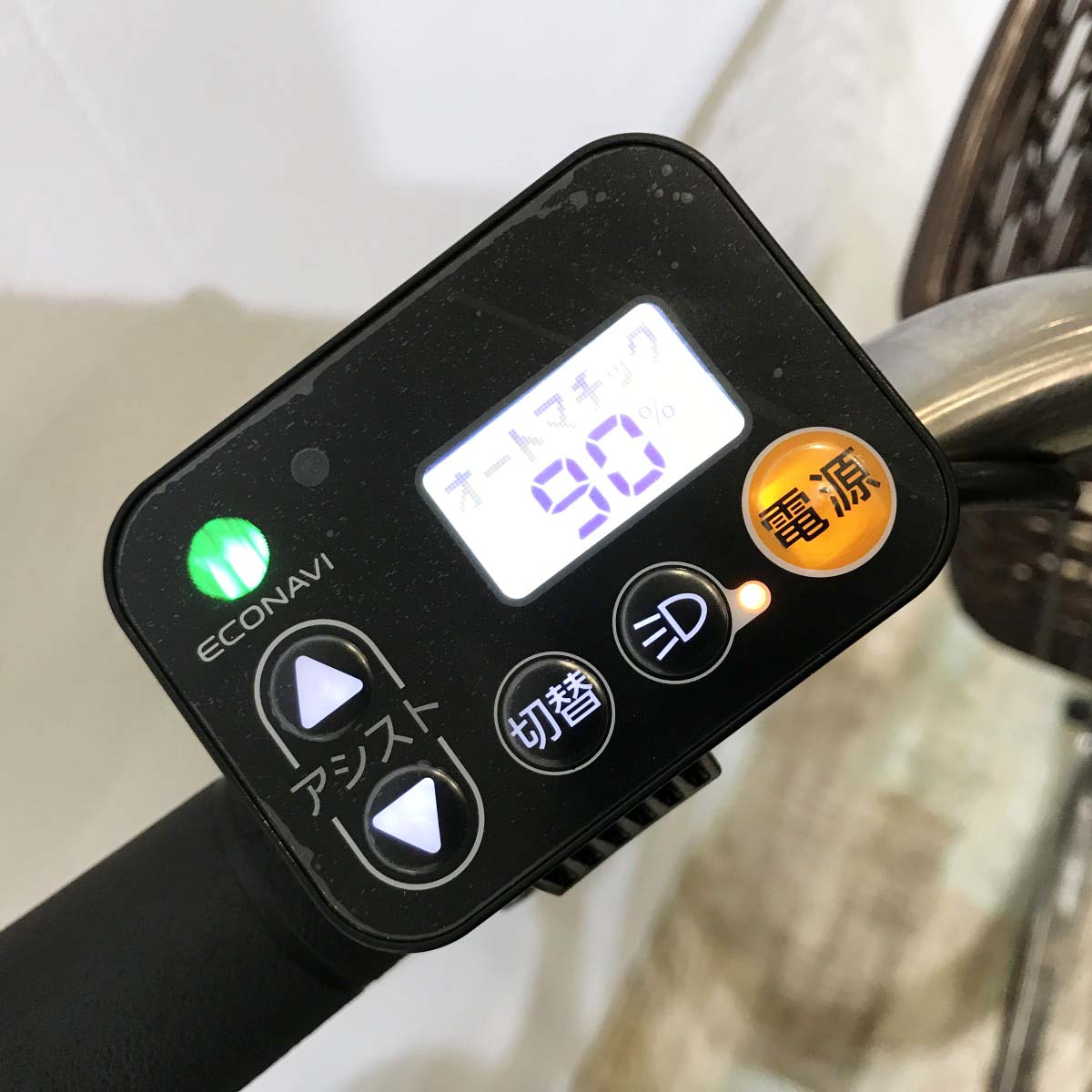 中古電動自転車 パナソニック ビビDX ネイビー 26インチ KJ020