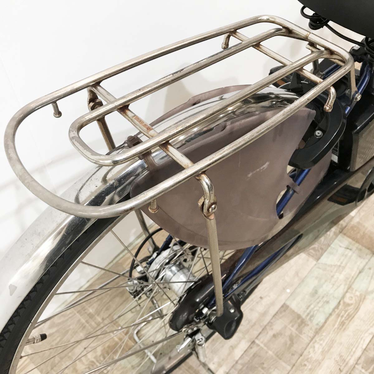 中古電動自転車 パナソニック ビビDX ネイビー 26インチ KJ020