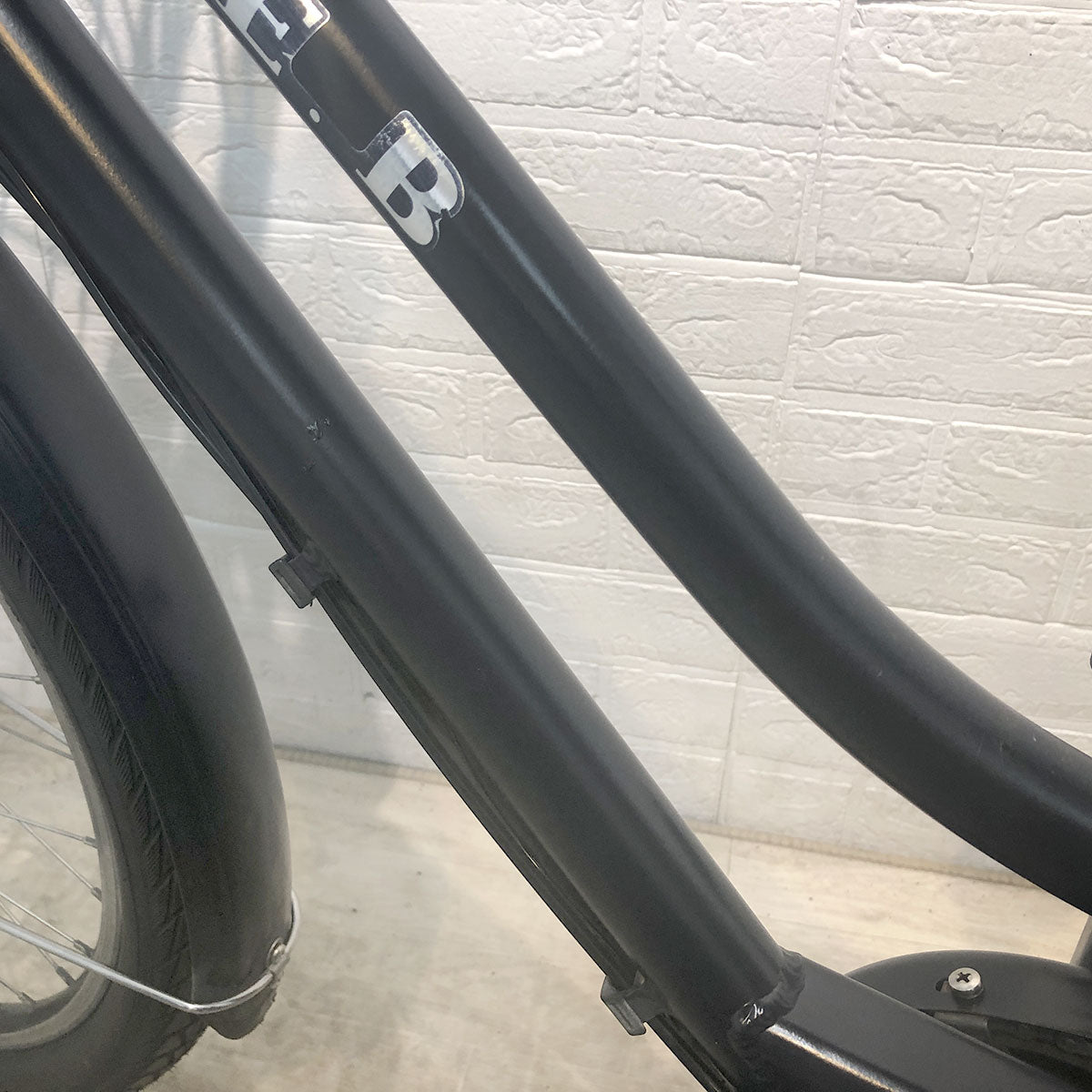 中古電動自転車 新品バッテリー ブリヂストン HYDEE B ハイディ ビー ネイビー 26インチ YF077 
