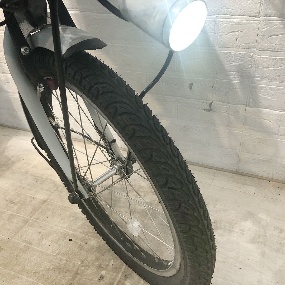 中古電動自転車 ブリヂストン bikke 2 e ビッケ ツー イー グレー 20インチ YF078