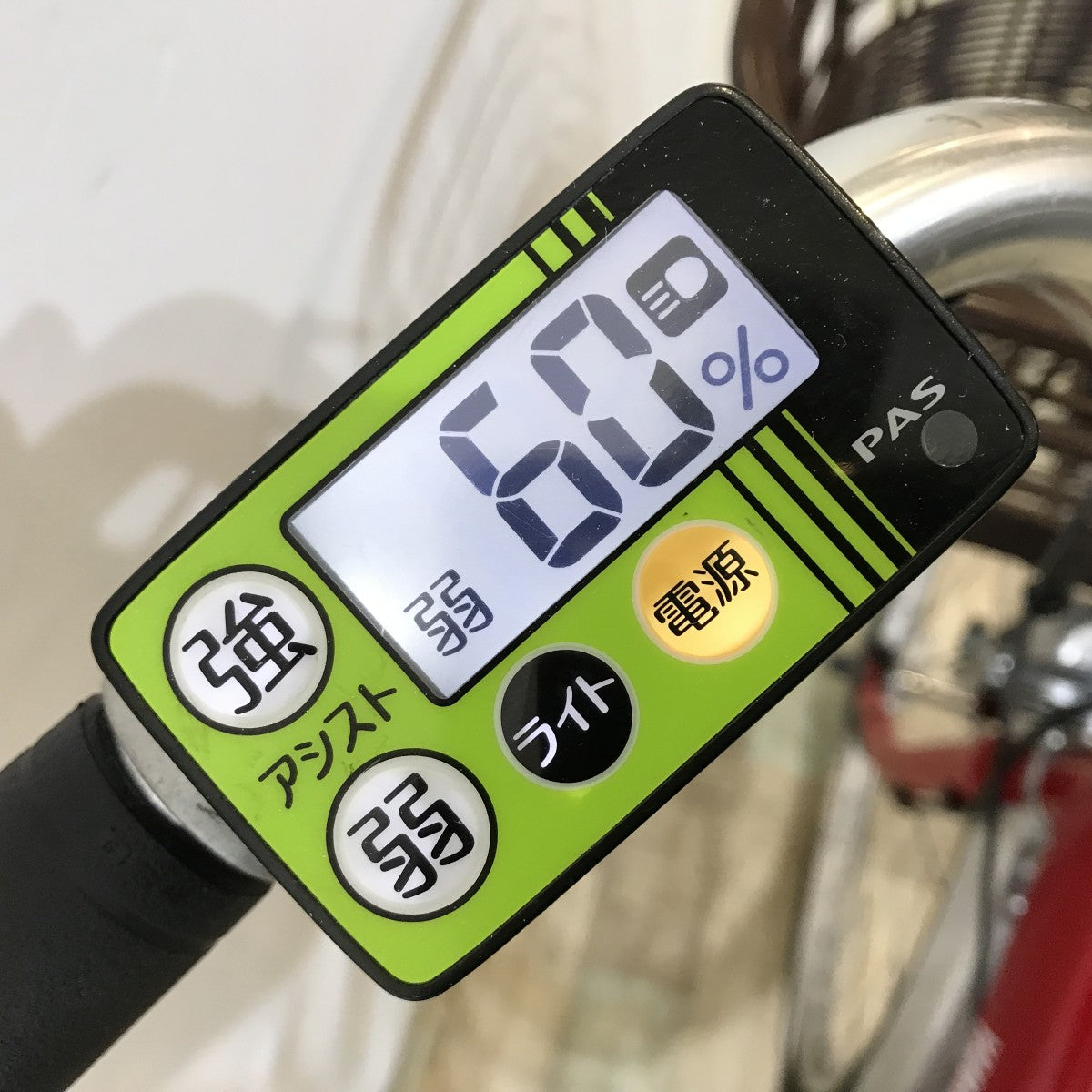 中古電動自転車 ヤマハ PAS シオンU レッド 24インチ KJ021