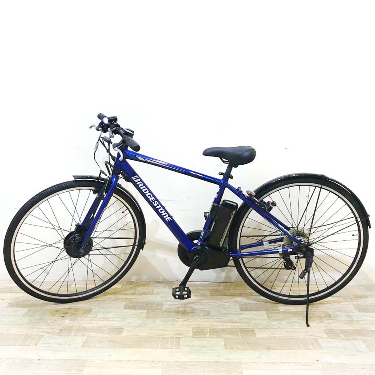 中古電動自転車 ブリヂストン TB1e ブルー 27インチ KZ080 – e-CHARIty