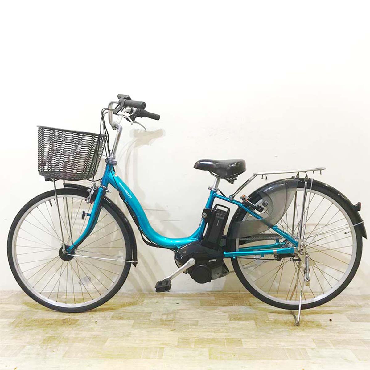 中古電動自転車 ヤマハ PAS ナチュラ S ブルー 26インチ KE088