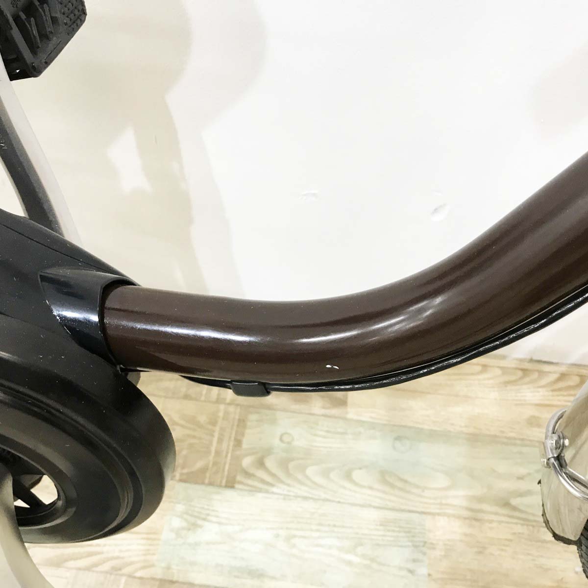 中古電動自転車 パナソニック ビビ ブラウン 26インチ KJ022