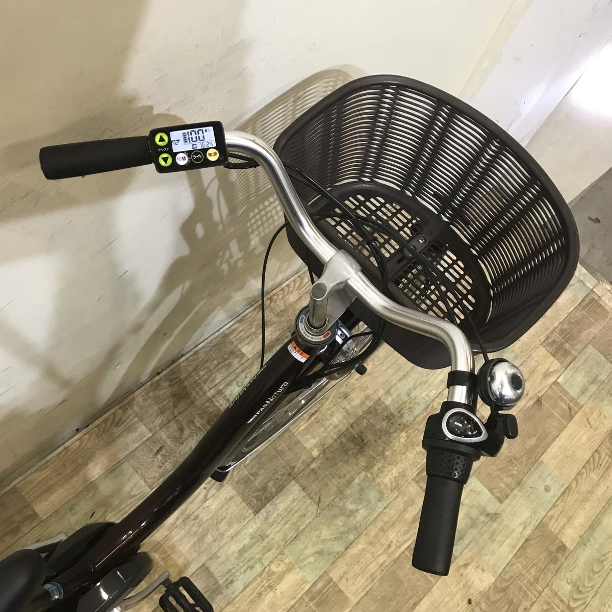 中古電動自転車 ヤマハ PAS ナチュラ M ブラウン 26インチ KE089