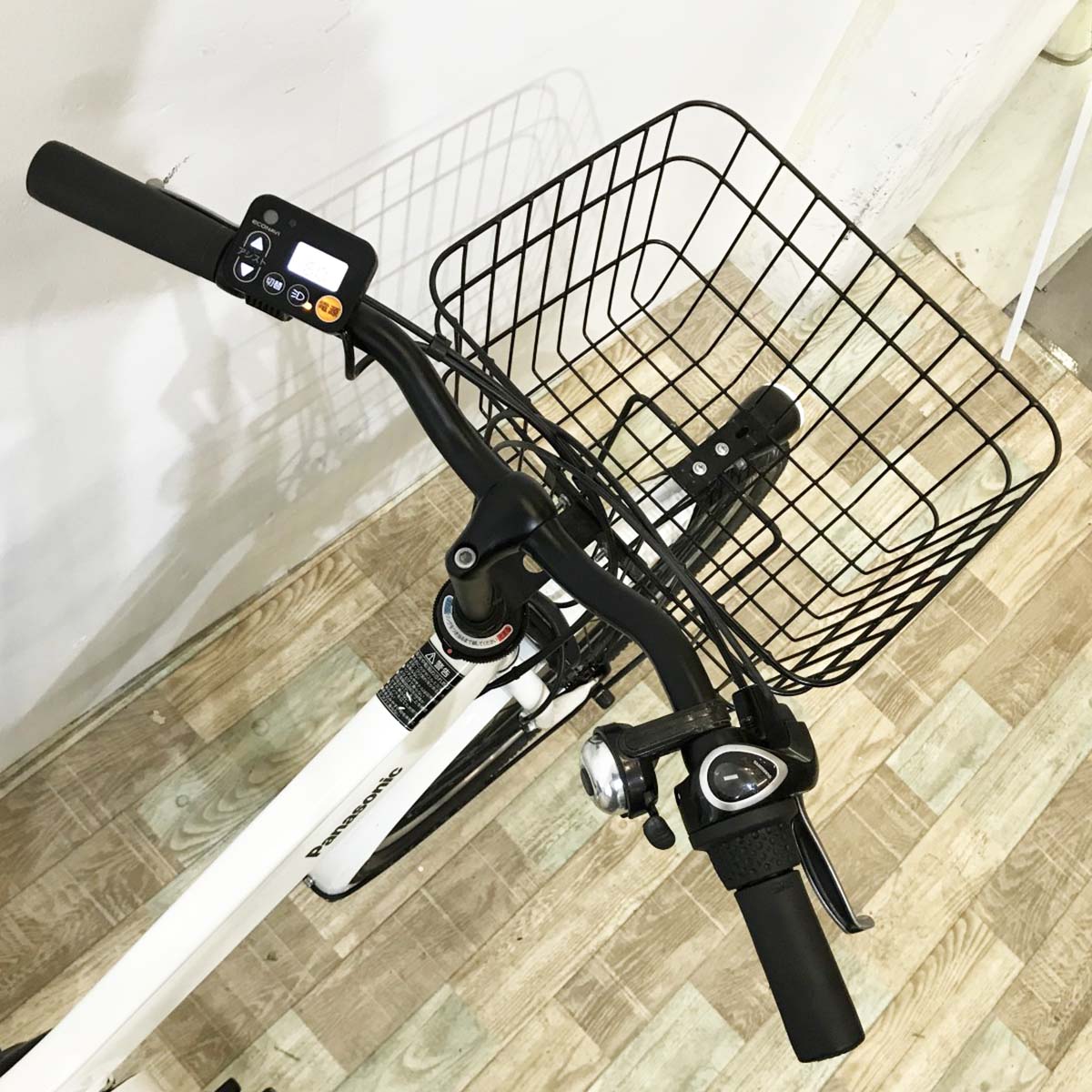 中古電動自転車 パナソニック ティモS ホワイト 26インチ KJ023