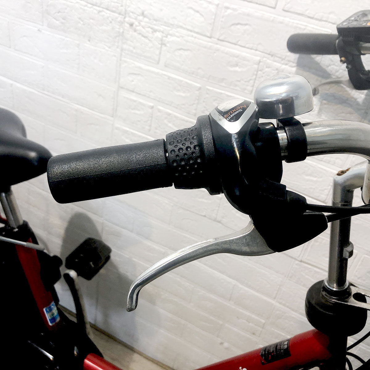 中古電動自転車 パナソニック ビビ DX レッド 26インチ YF080
