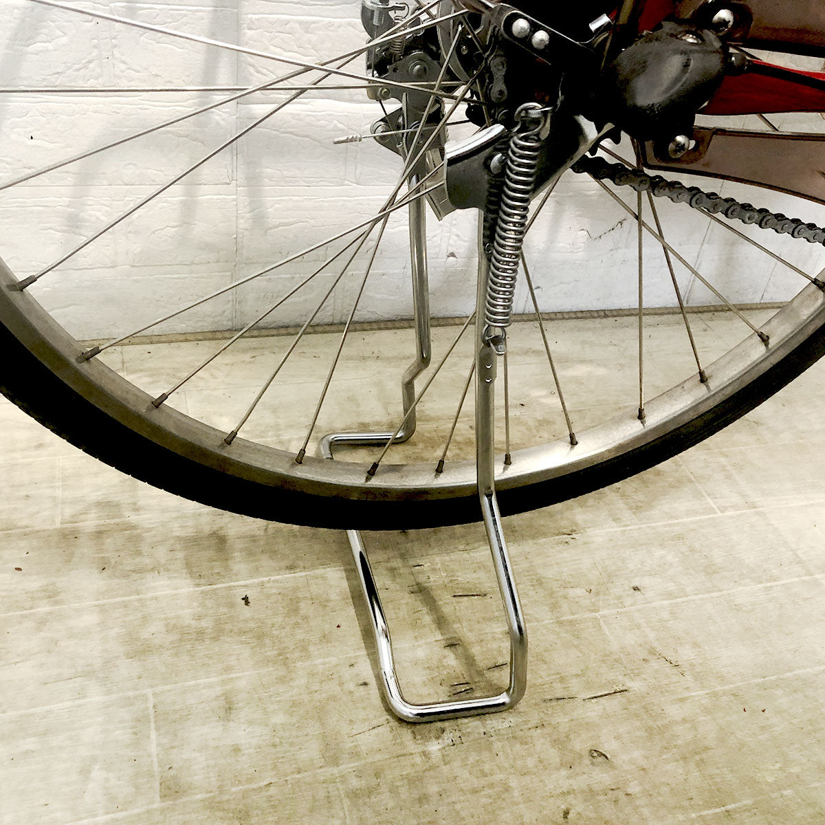 中古電動自転車 パナソニック ビビ DX レッド 26インチ YF080