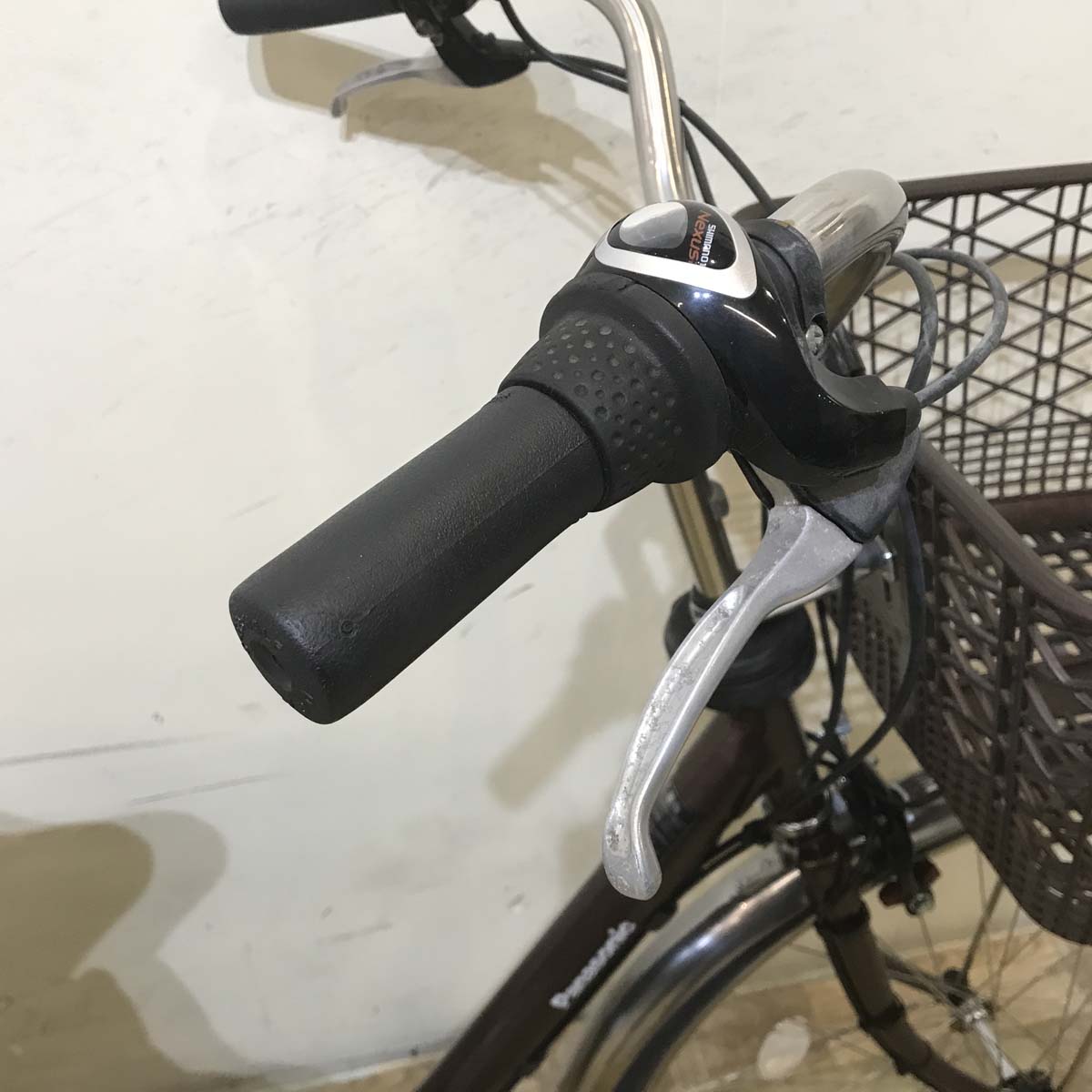 中古電動自転車 パナソニック ビビ DX ブラウン 26インチ KE091