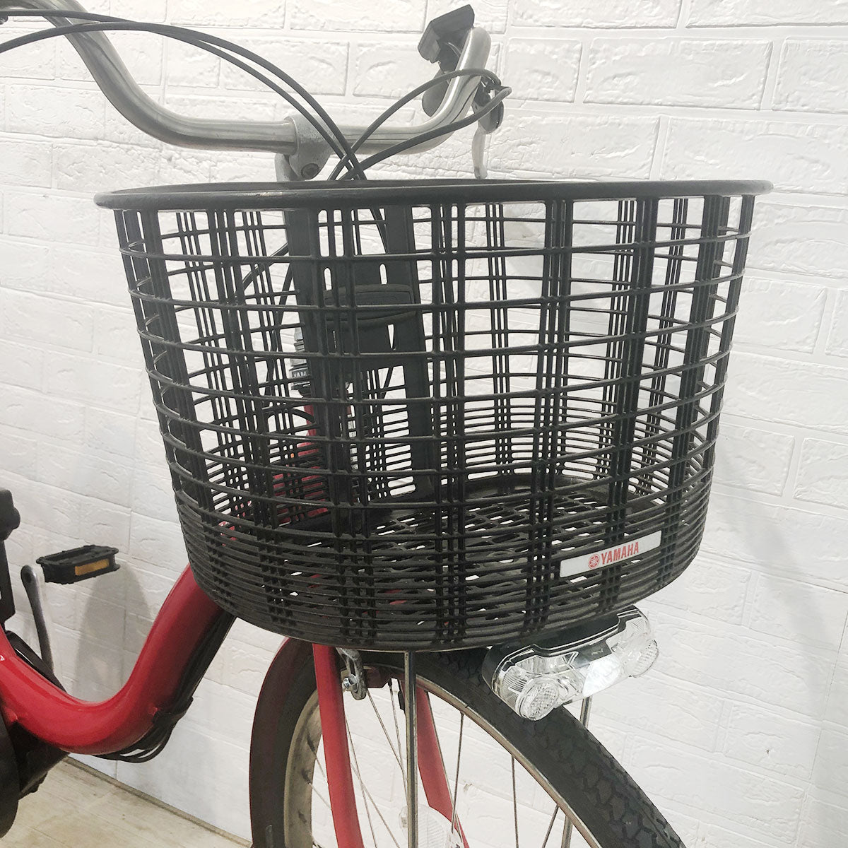中古電動自転車 ヤマハ PAS ナチュラ XL DX レッド 26インチ YF081 