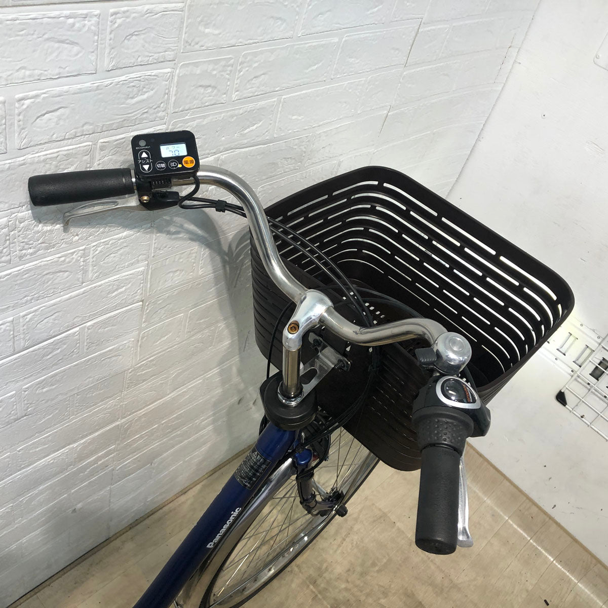 中古電動自転車 パナソニック ビビ DX ブルー 26インチ YA027