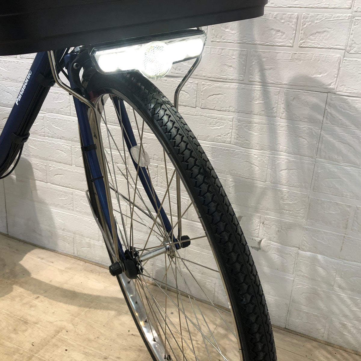 中古電動自転車 パナソニック ビビ DX ブルー 26インチ YA027