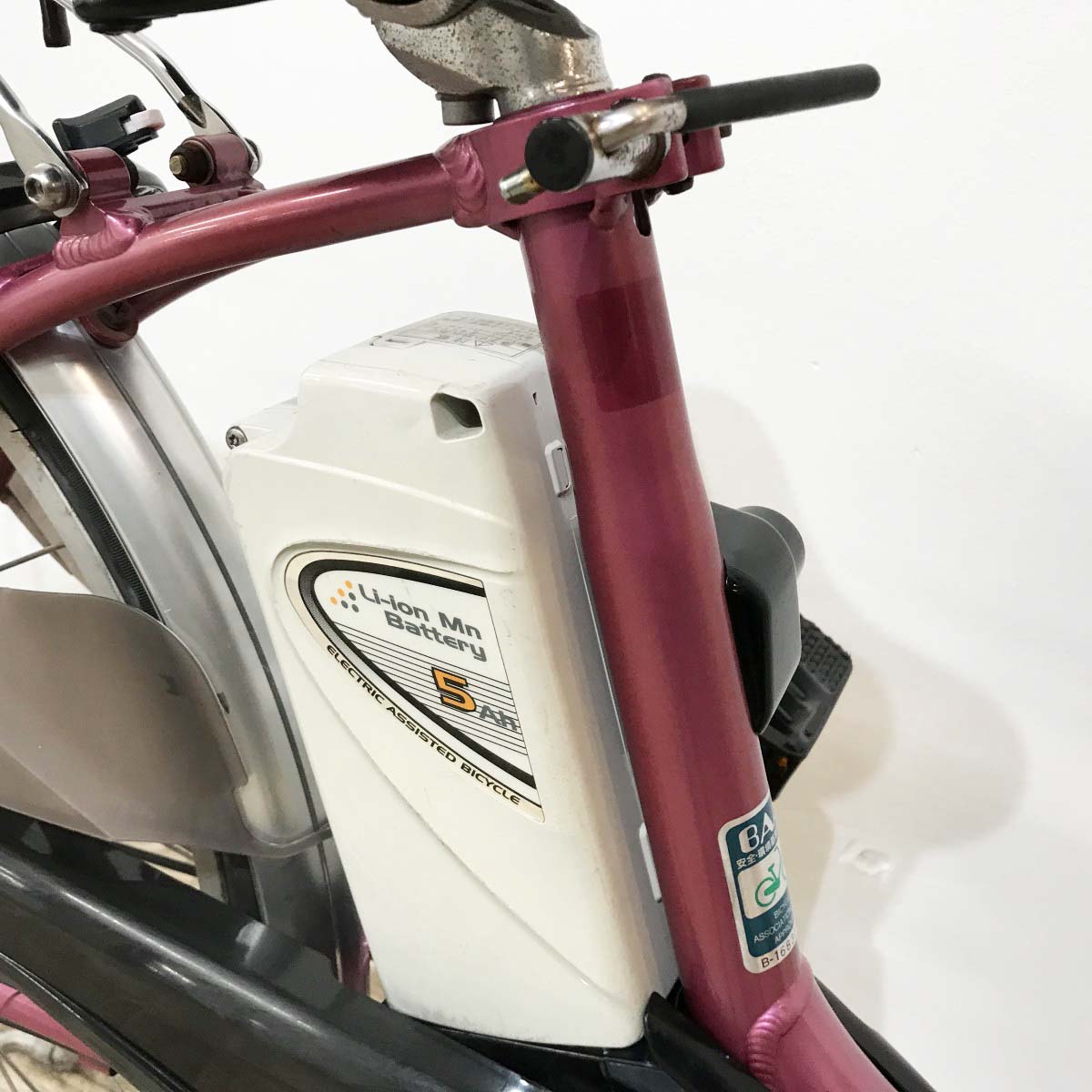中古電動自転車 パナソニック ビビ ライトU ピンク 24インチ KJ025