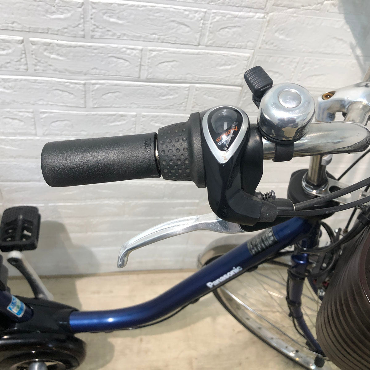 中古電動自転車 パナソニック ビビ DX ブルー 26インチ YA027