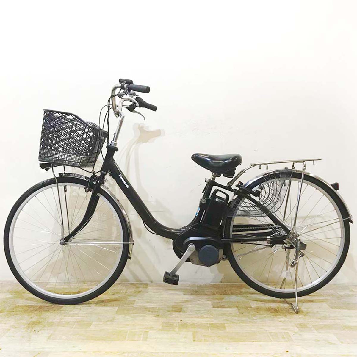 中古電動自転車 パナソニック ビビ YX ブラウン 26インチ KE093