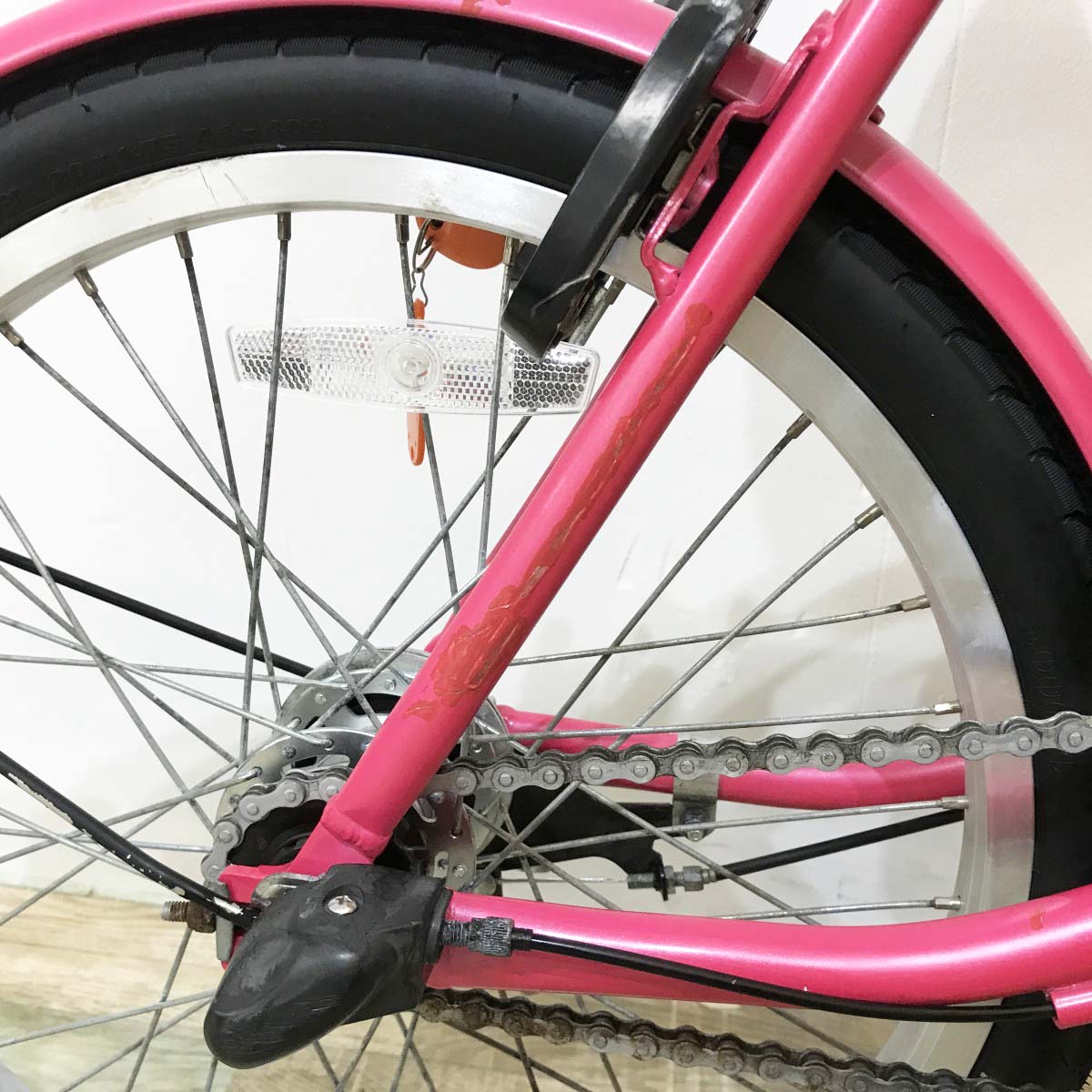 中古電動自転車 パナソニック リルト ピンク 20インチ KJ026