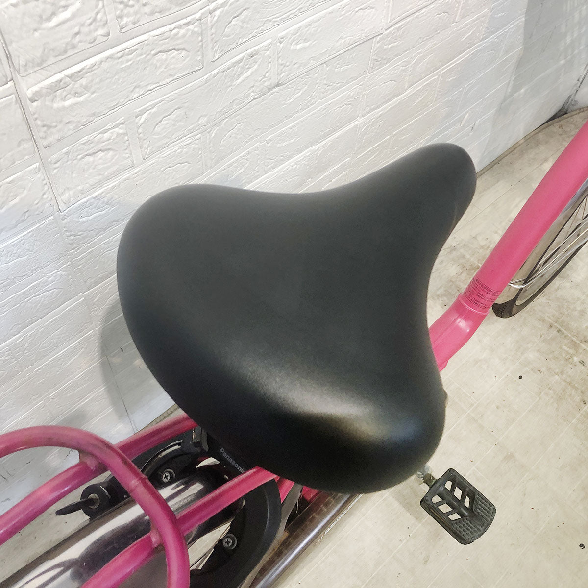 中古電動自転車 パナソニック ギュット プラス ピンク 26インチ YF083 