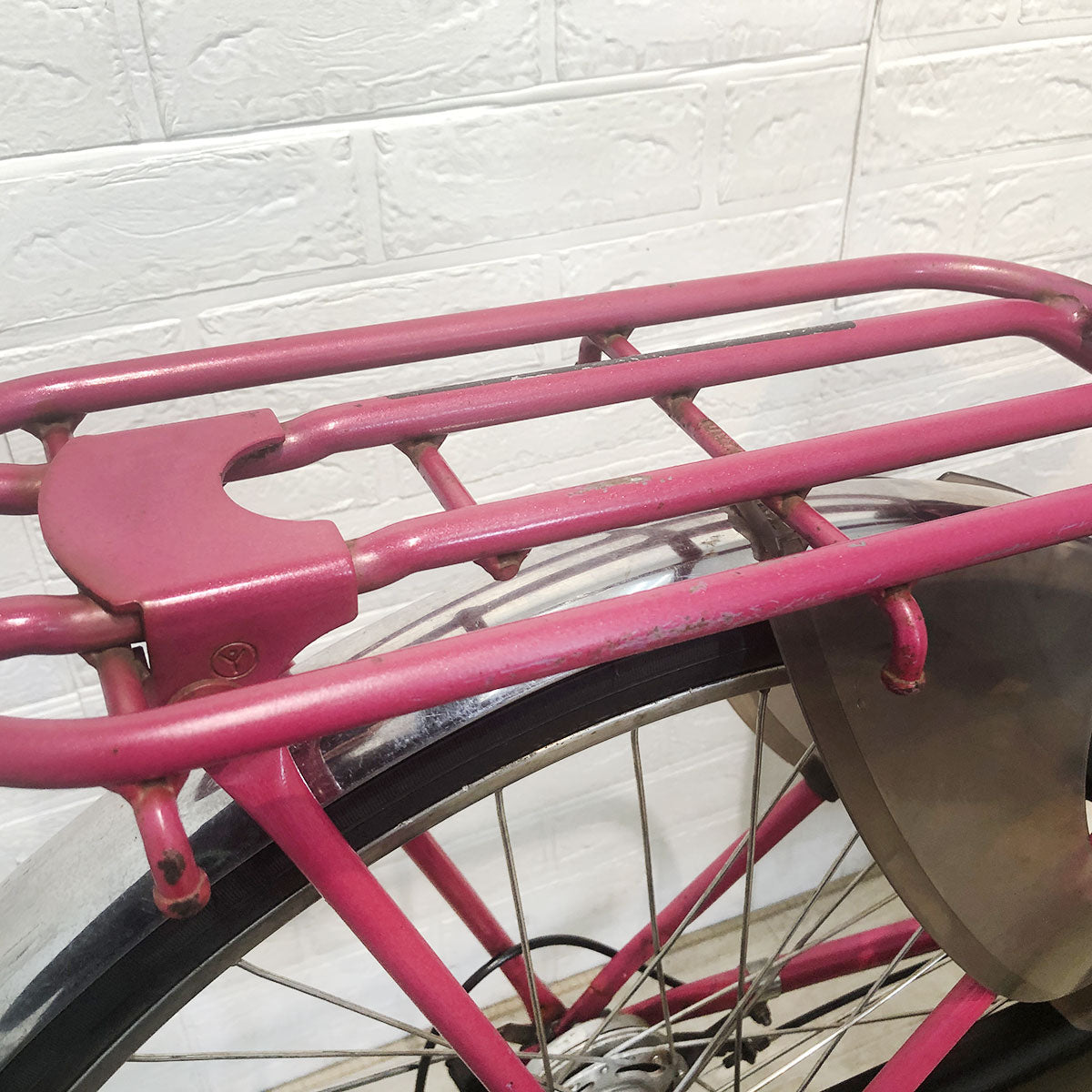 中古電動自転車 パナソニック ギュット プラス ピンク 26インチ YF083 