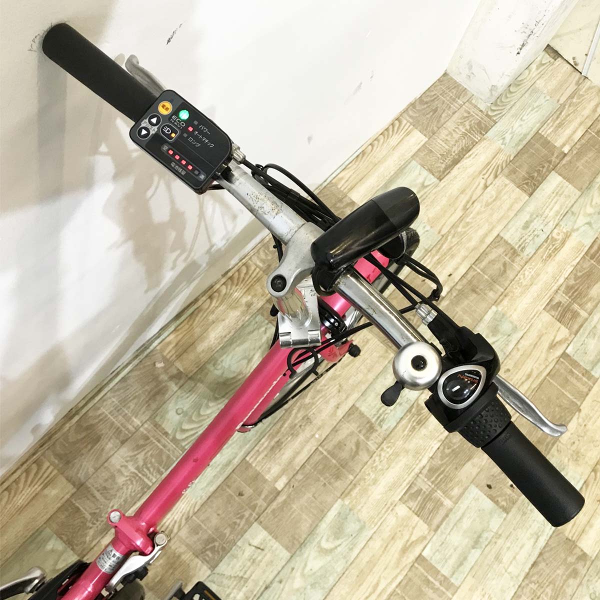 中古電動自転車 パナソニック リルト ピンク 20インチ KJ026