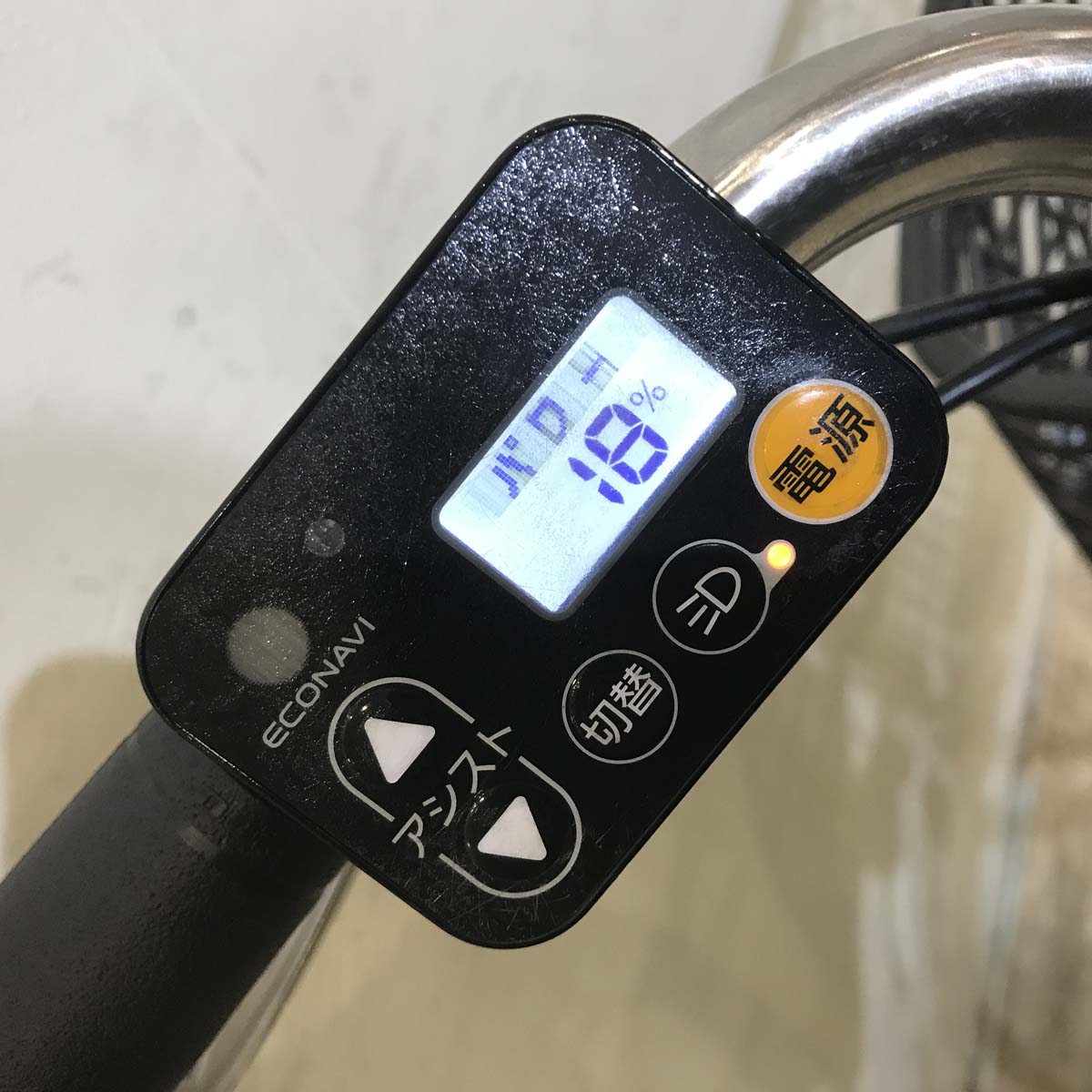中古電動自転車 パナソニック ビビ DX シルバー 26インチ KE095
