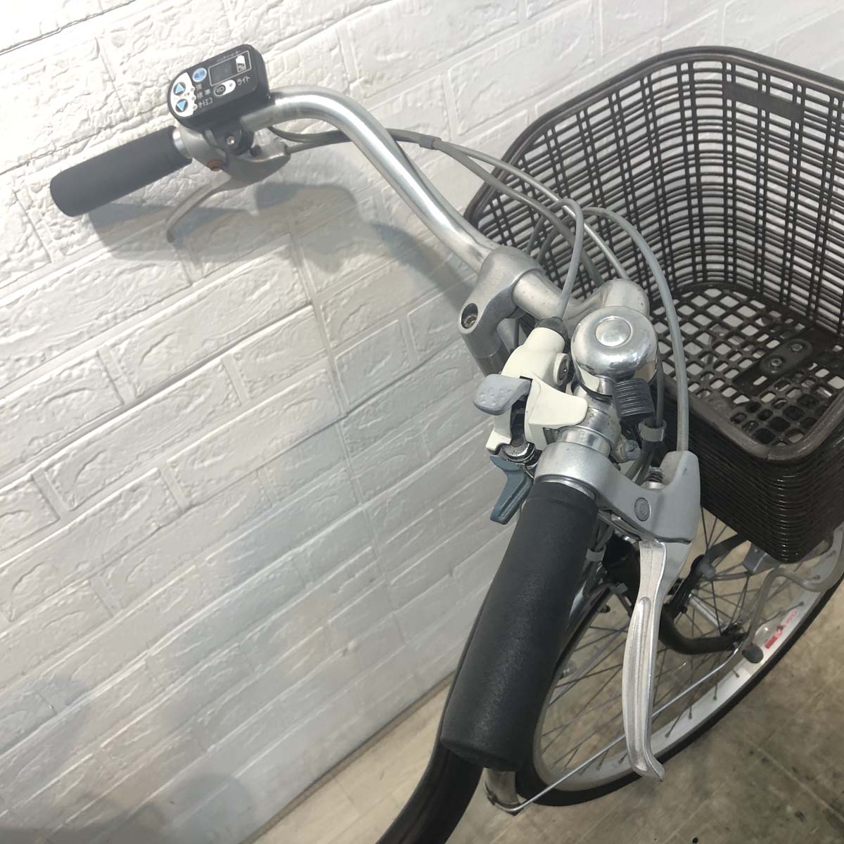 中古電動自転車 ブリヂストン アシスタ ライト ブラウン 24インチ YF084 