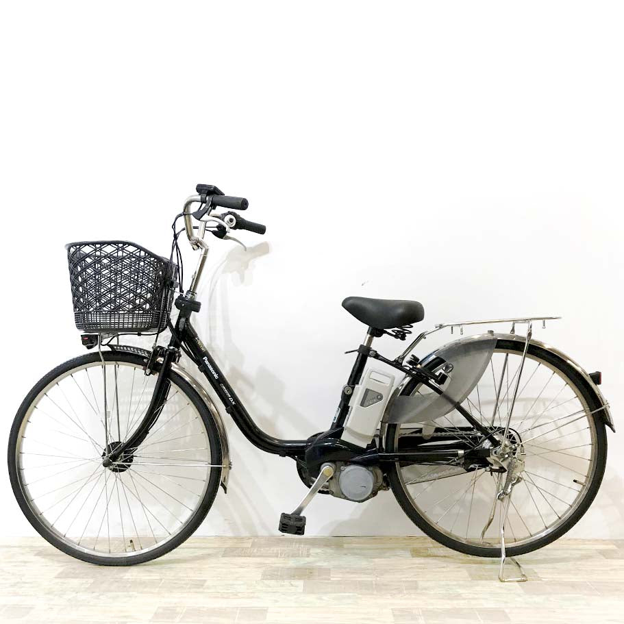 中古電動自転車 パナソニック ビビDX ブラック 26インチ KJ027