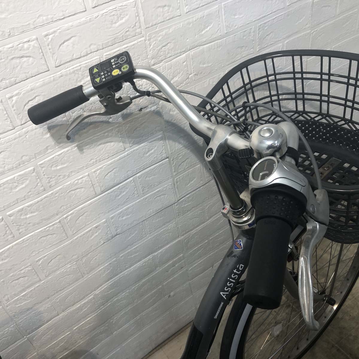 中古電動自転車 ブリヂストン アシスタ DX シルバー 26インチ YF090