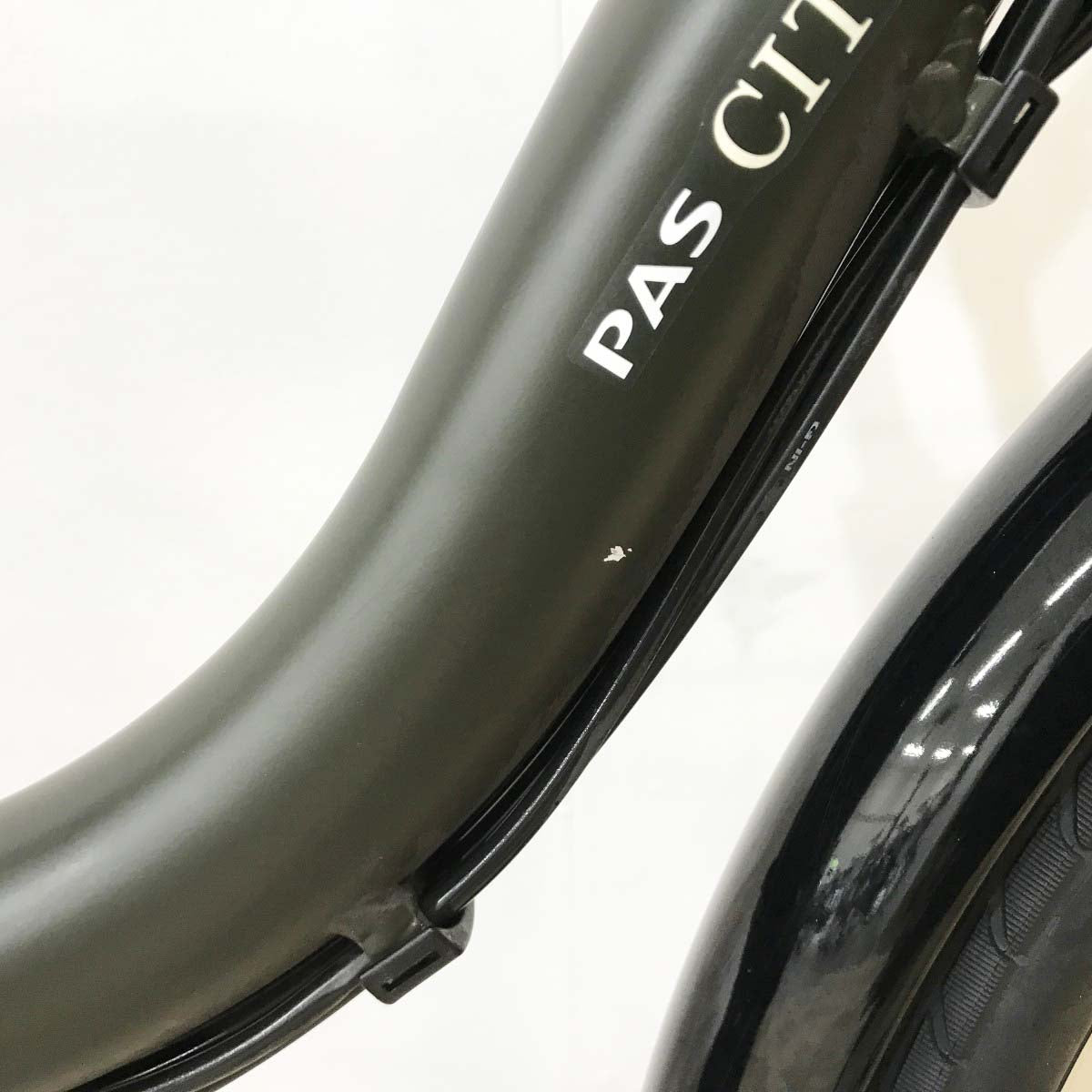 中古電動自転車 ヤマハ PAS シティC カーキ 20インチ KJ028