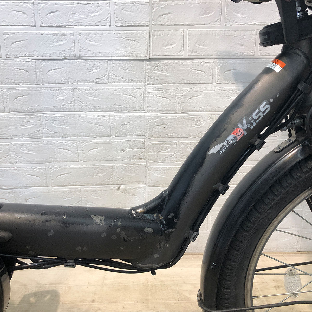 中古電動自転車 ヤマハ PAS Kiss mini XL パス キッス ミニ XL グレー 20インチ YA028