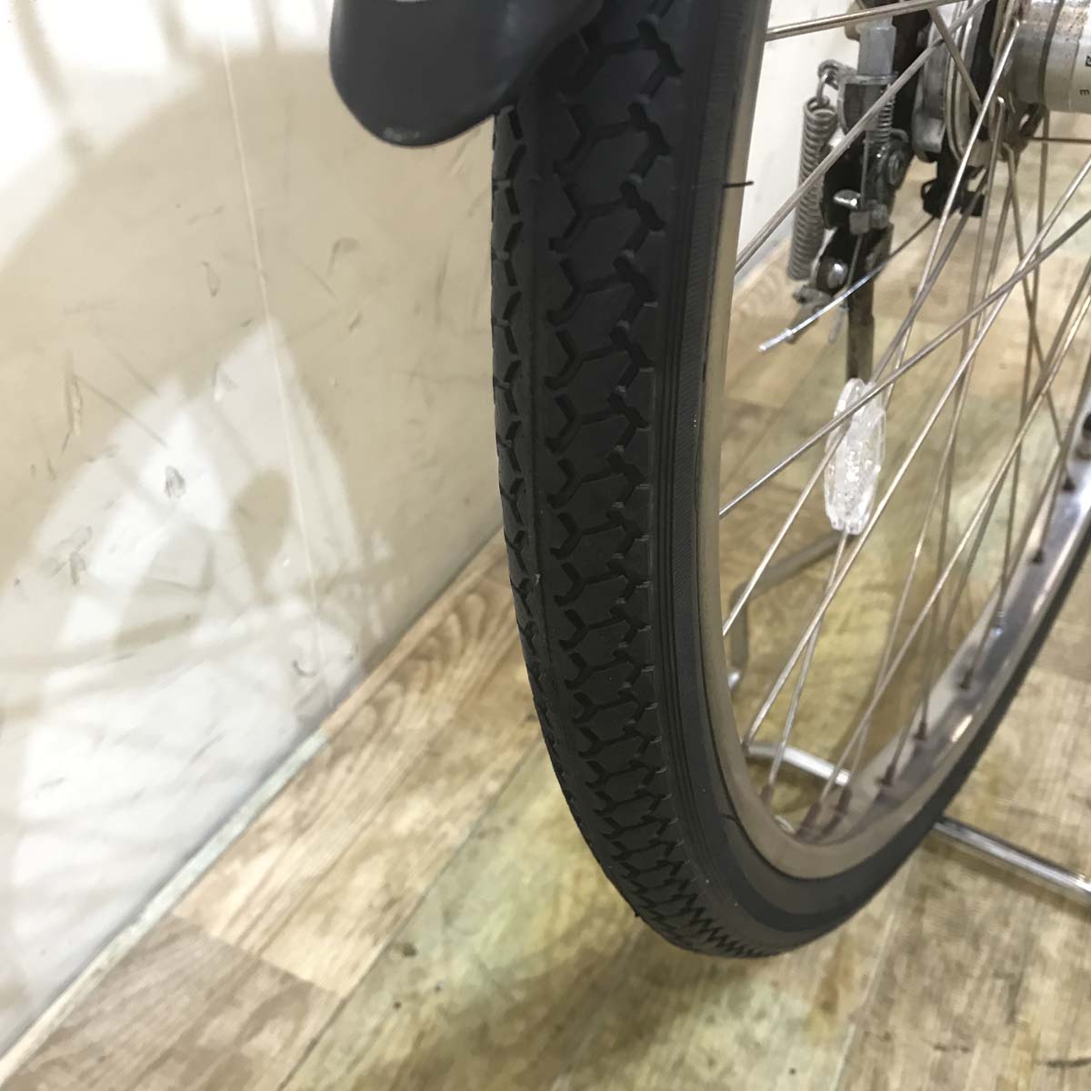 中古電動自転車 パナソニック ビビ DX ネイビー 26インチ KE098