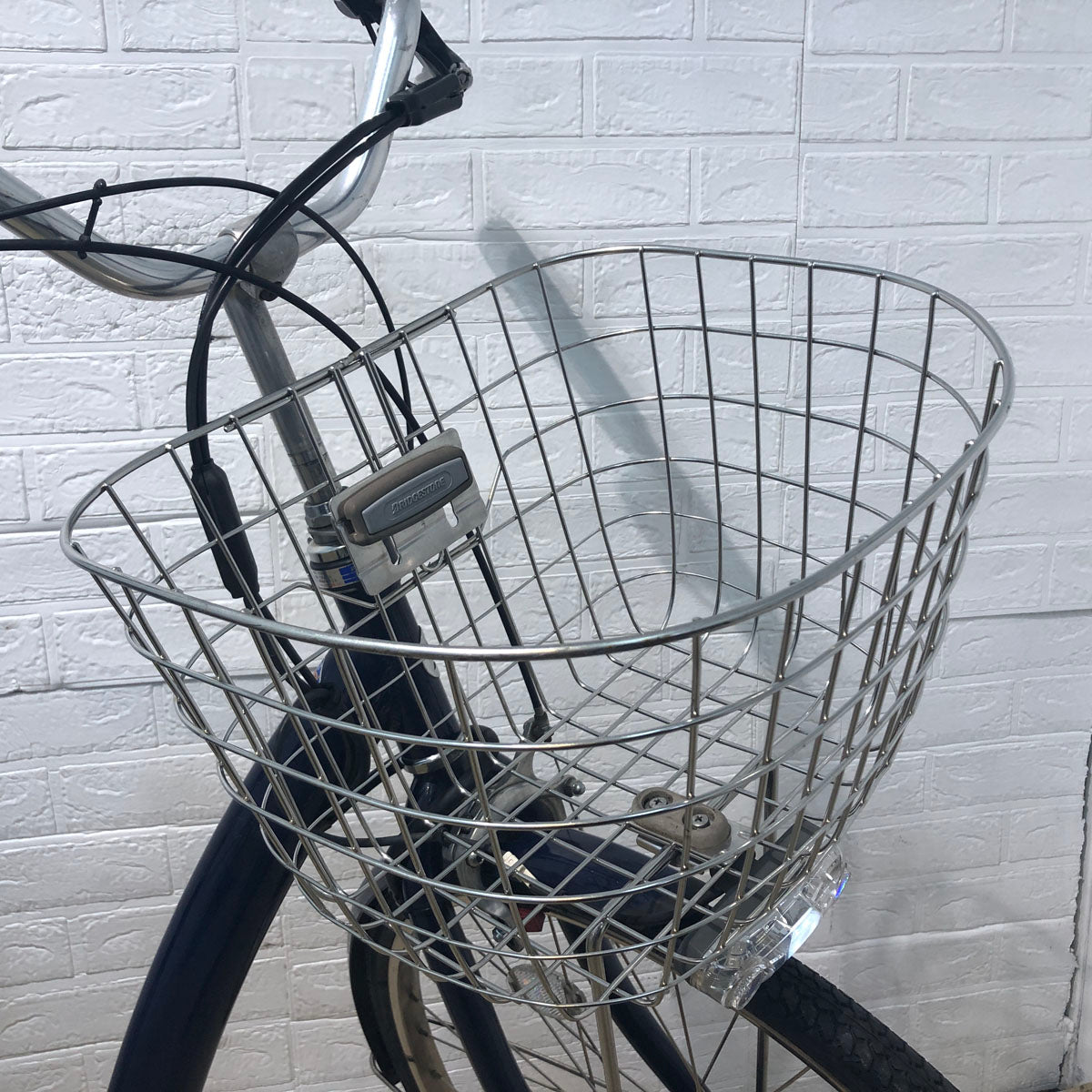 中古電動自転車 ブリヂストン フロンティア DX ネイビー 26インチ  YA033