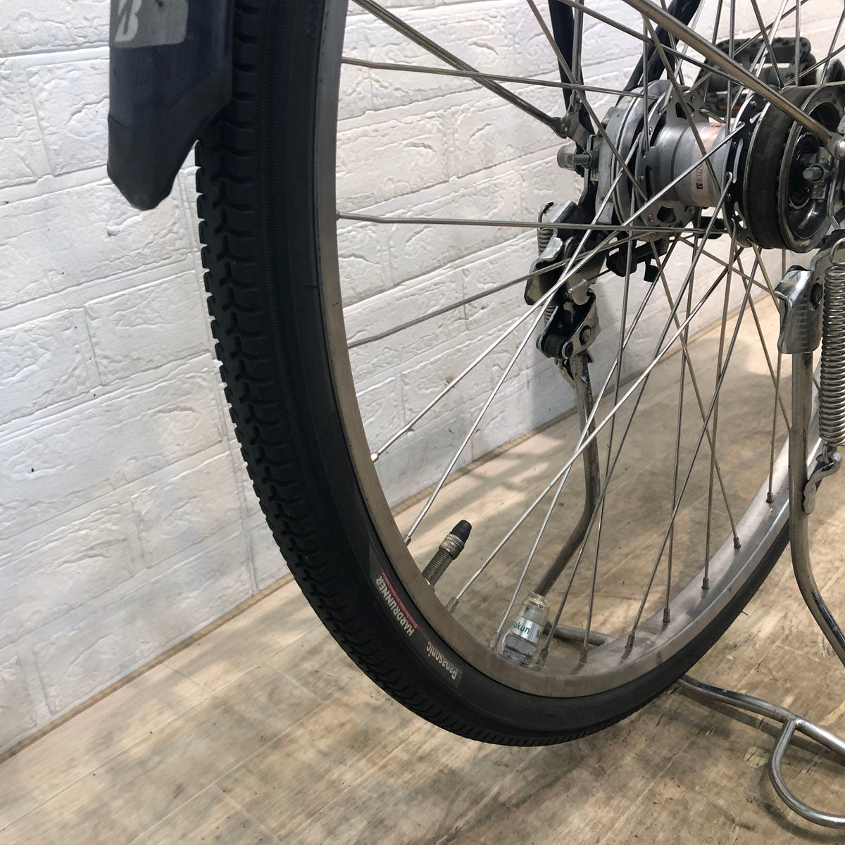 中古電動自転車 ブリヂストン フロンティア DX ネイビー 26インチ  YA033