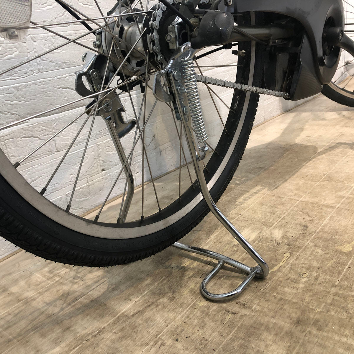 中古電動自転車 ブリヂストン アシスタ ユニ カーキ 24インチ YA034 