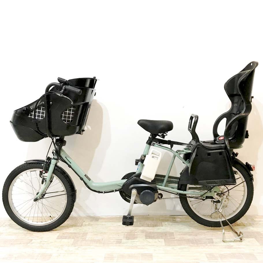中古電動自転車 パナソニック ギュットミニDX グリーン 20インチ KJ030