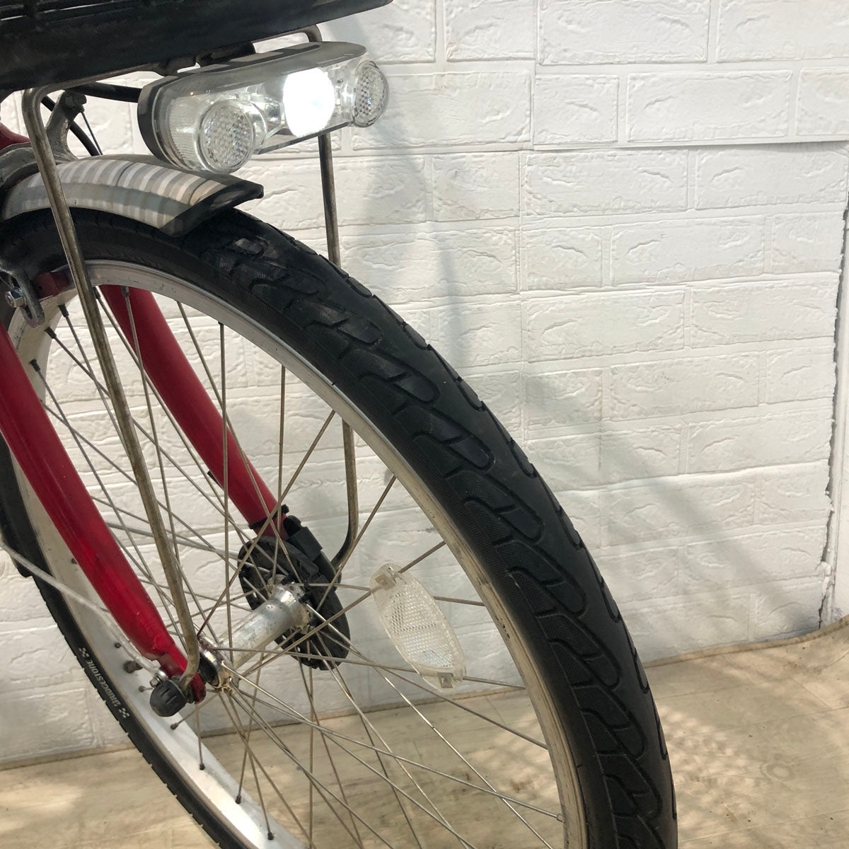 中古電動自転車 ヤマハ PAS SION V パス シオン V レッド 24インチ YA035  