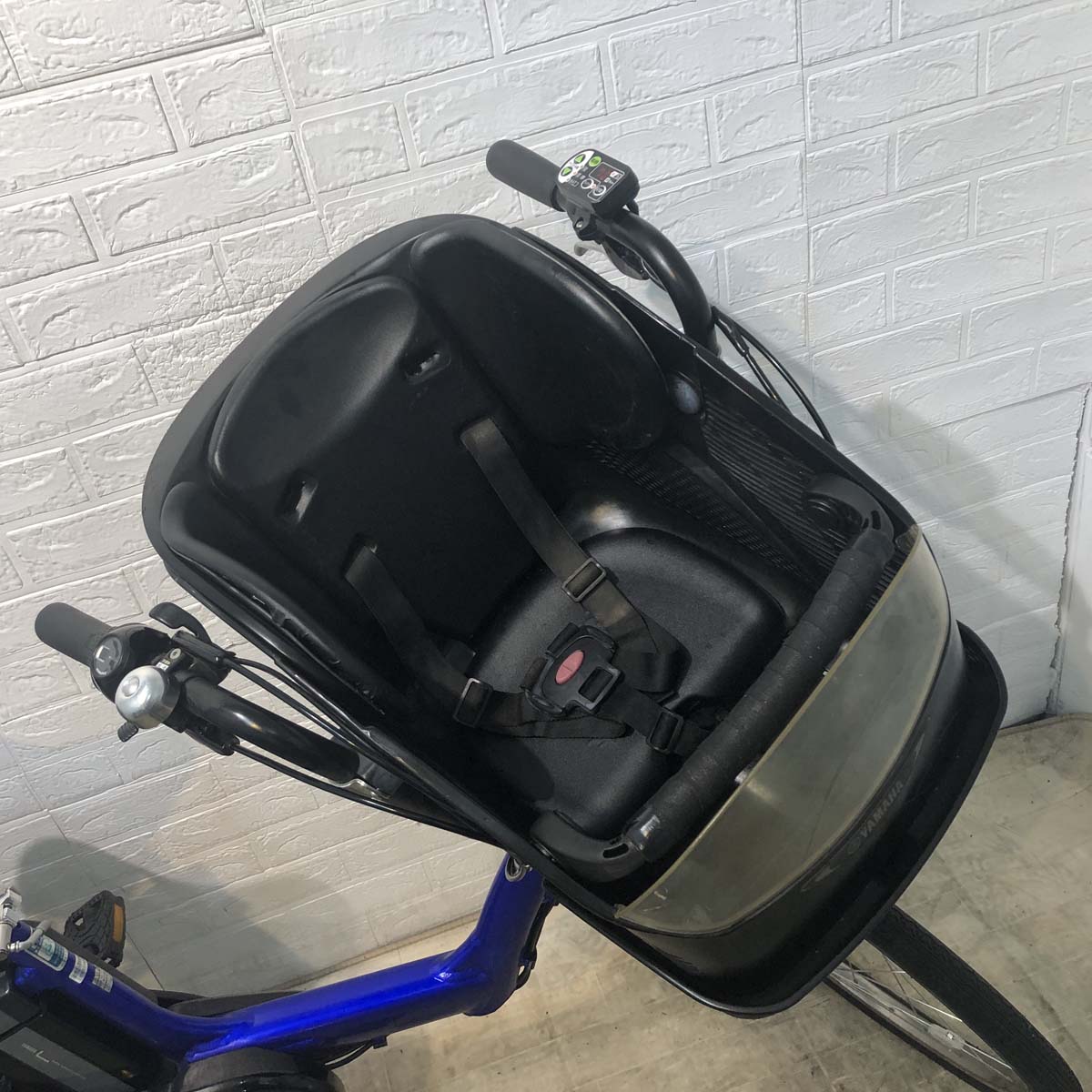中古電動自転車 ヤマハ PAS Kiss パス キッス ブルー 前22×後26インチ YF088