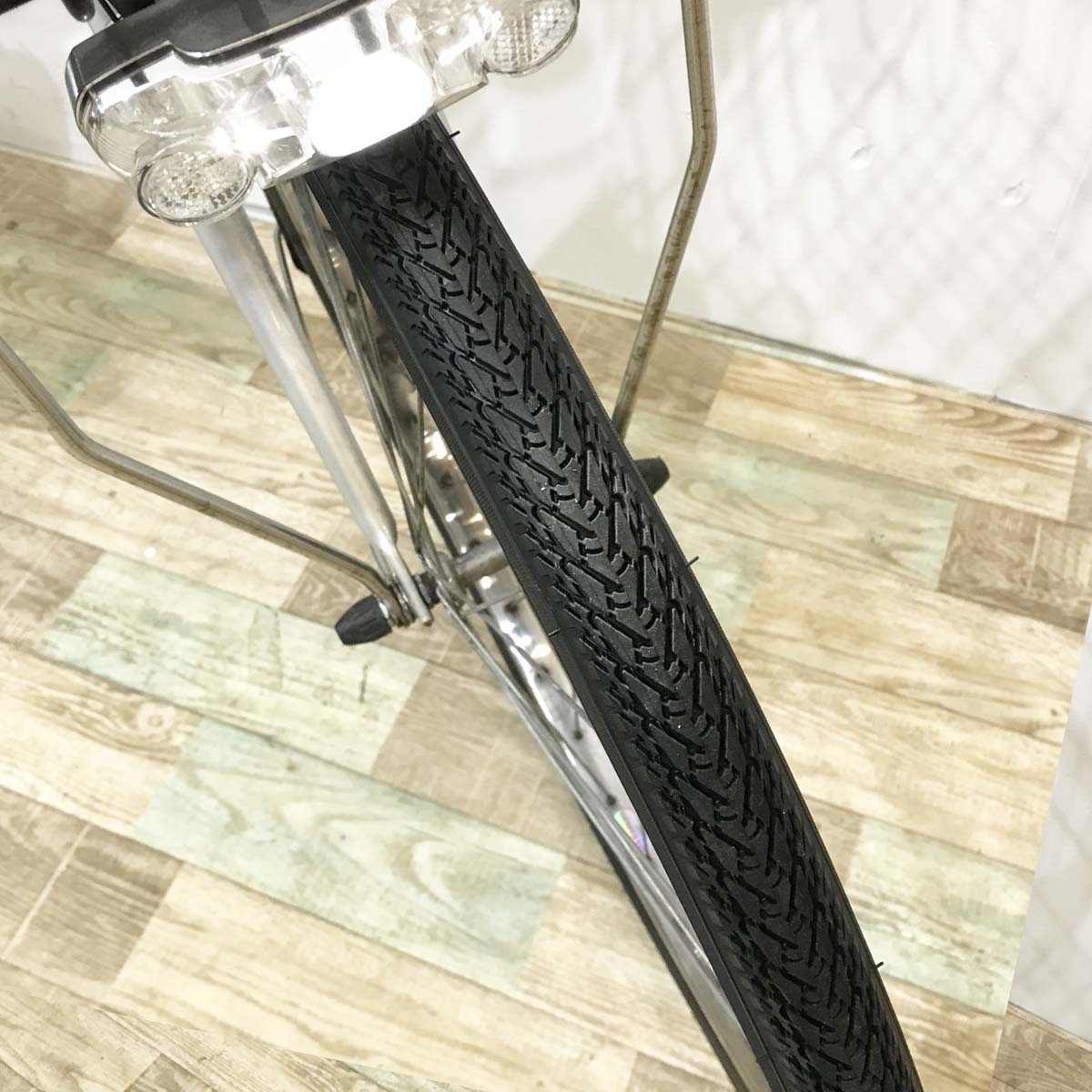 中古電動自転車 ヤマハ PAS ギア シルバー 26インチ KJ031
