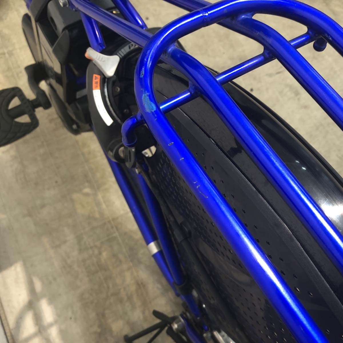 中古電動自転車 ヤマハ PAS Kiss パス キッス ブルー 前22×後26インチ YF088