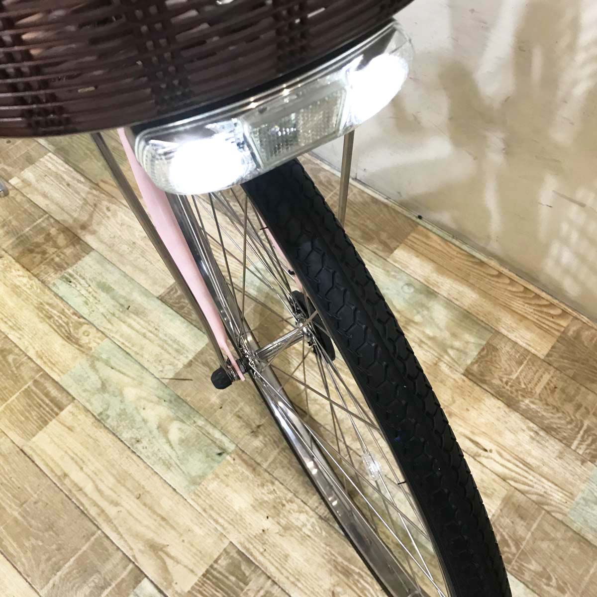 中古電動自転車 ブリヂストン アシスタ ロイヤル ピンク 26インチ