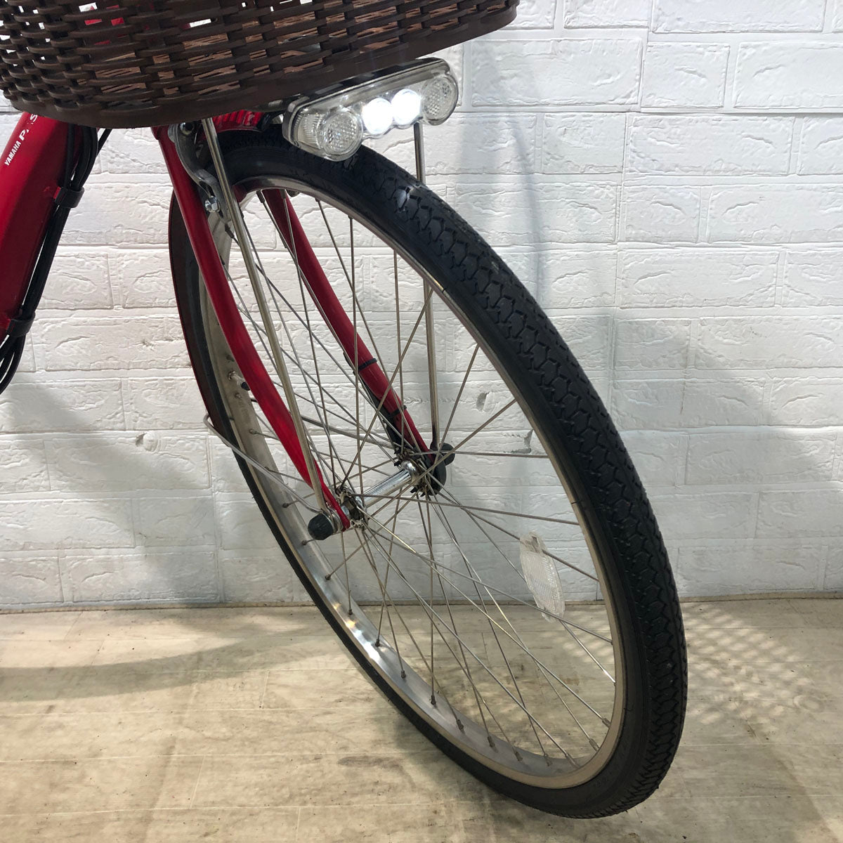 中古電動自転車 ヤマハ PAS ナチュラ XL DX レッド 24インチ YA036