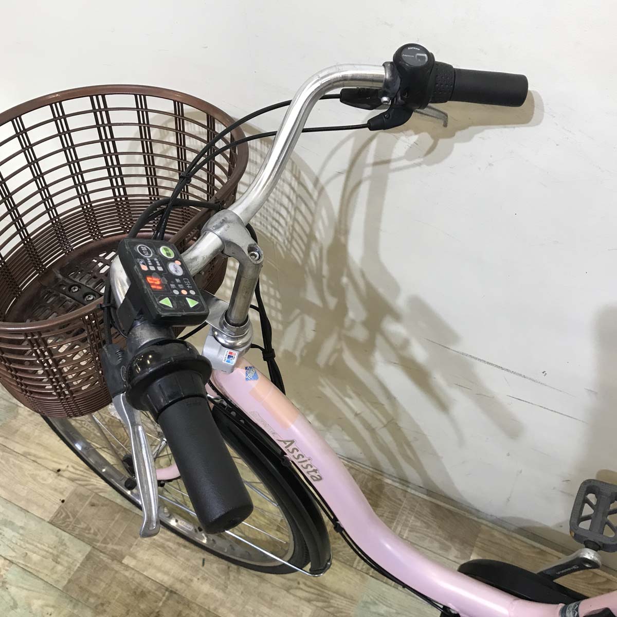 中古電動自転車 ブリヂストン アシスタ ロイヤル ピンク 26インチ