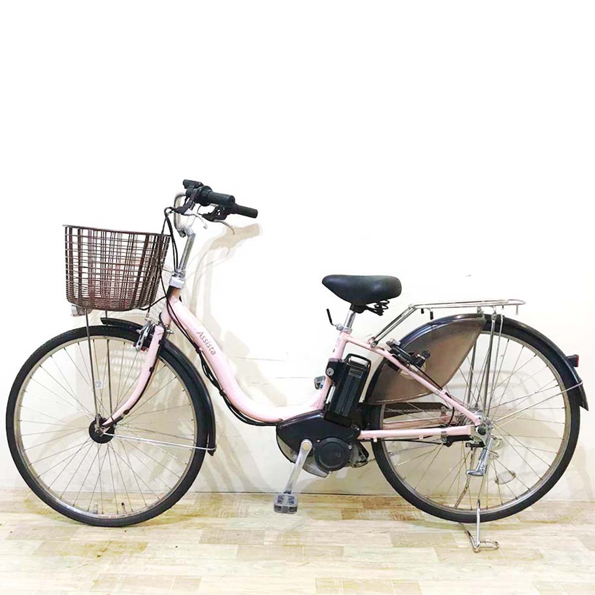 中古電動自転車 ブリヂストン アシスタ ロイヤル ピンク 26インチ