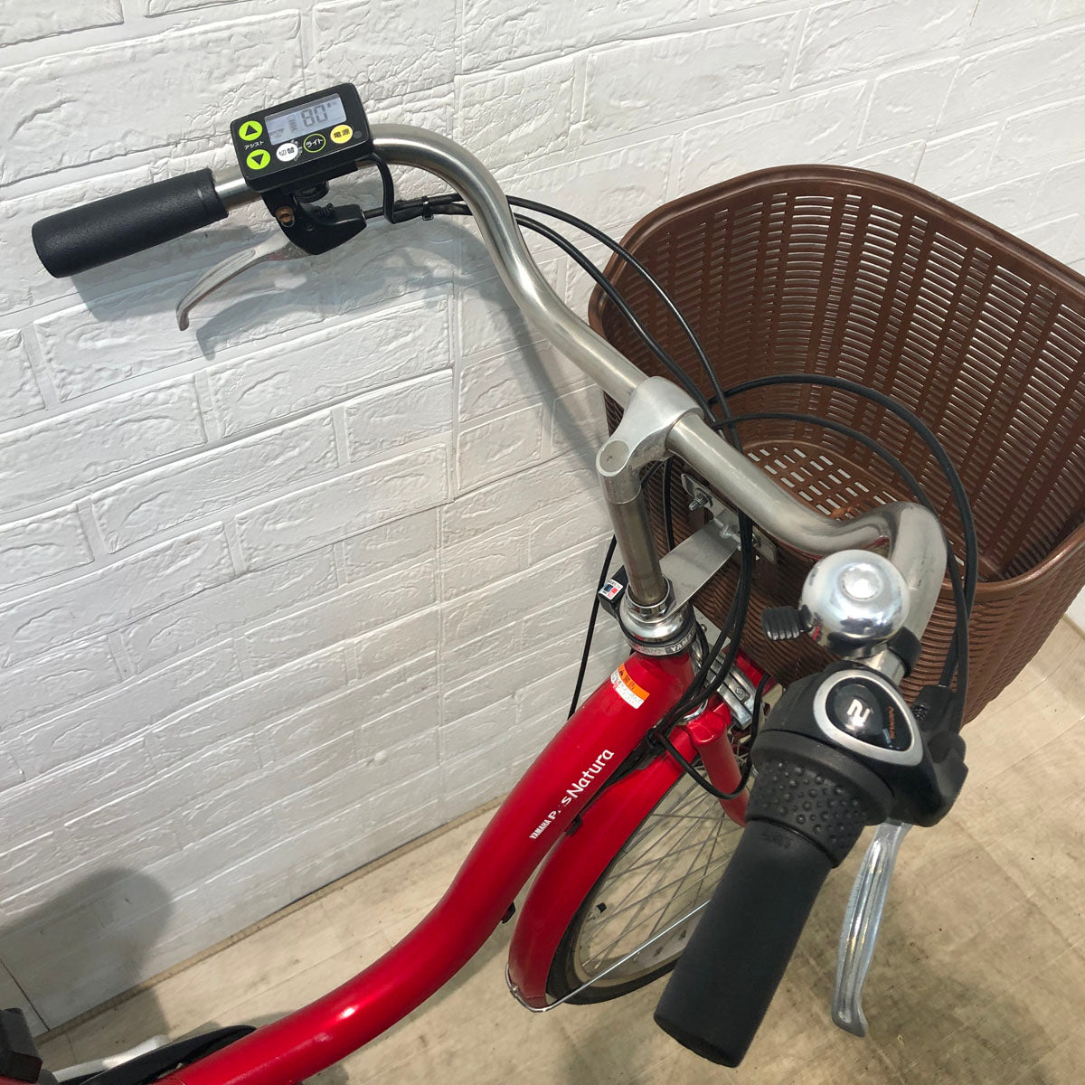 中古電動自転車 ヤマハ PAS ナチュラ XL DX レッド 24インチ YA036