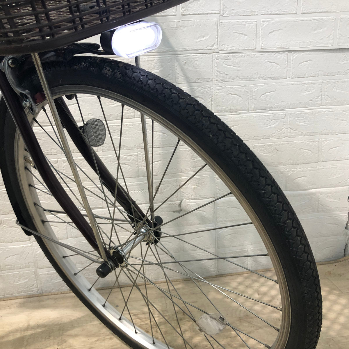 中古電動自転車 ブリヂストン アシスタ ファイン ブラウン 24インチ YA037