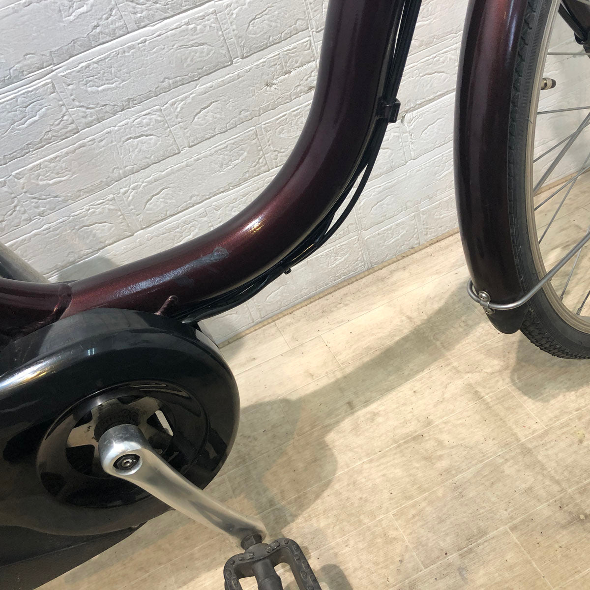 ブリヂストン アシスタ ファイン ブラウン 24インチ YA037 【中古車】