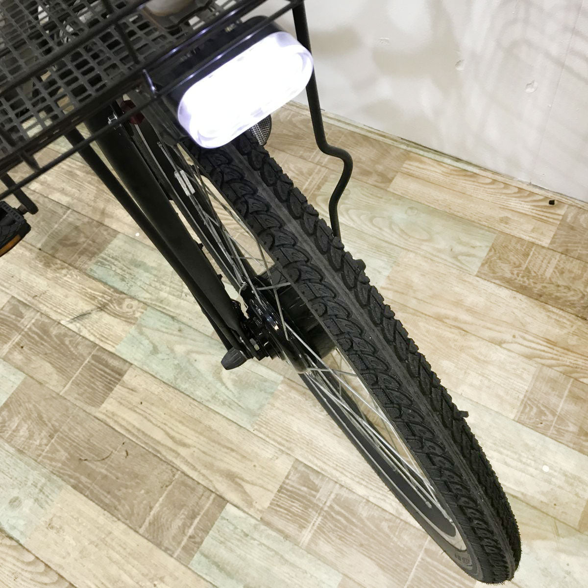 中古電動自転車 ブリヂストン ステップクルーズe カーキ 26インチ KJ033